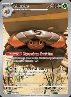 Crustle card in English