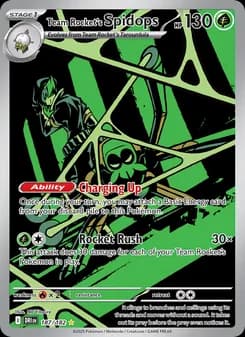 Team Rocket's Spidops card in English