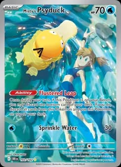 Misty's Psyduck card in English