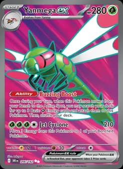 Yanmega ex card in English