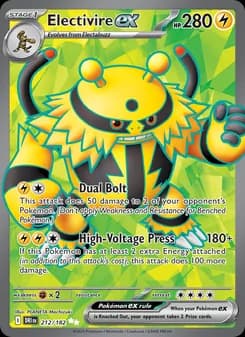 Electivire ex card in English