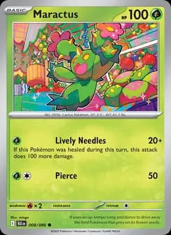 Maractus card in English