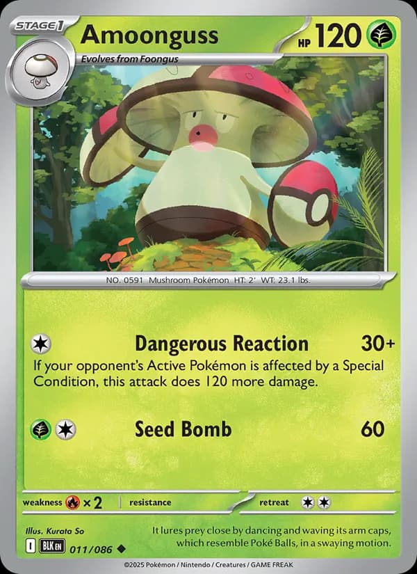 Amoonguss card in English