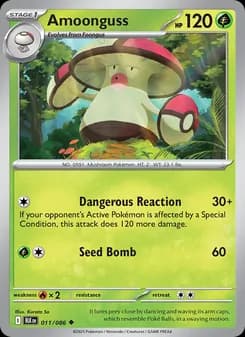 Amoonguss card in English