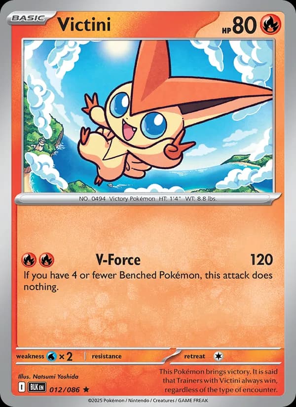 Victini card in English