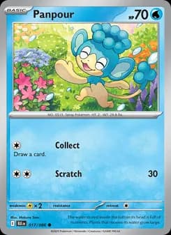 Panpour card in English