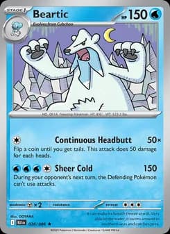 Beartic card in English