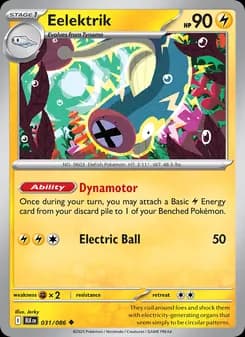 Eelektrik card in English