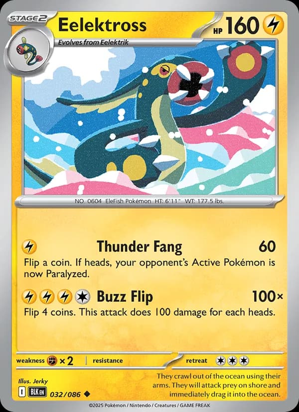 Eelektross card in English