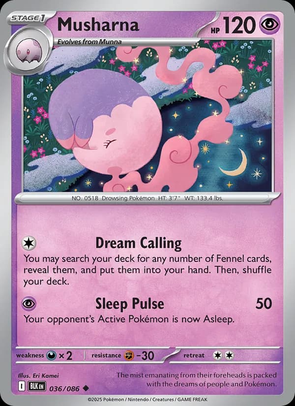 Musharna card in English