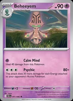 Beheeyem card in English