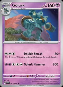 Golurk card in English