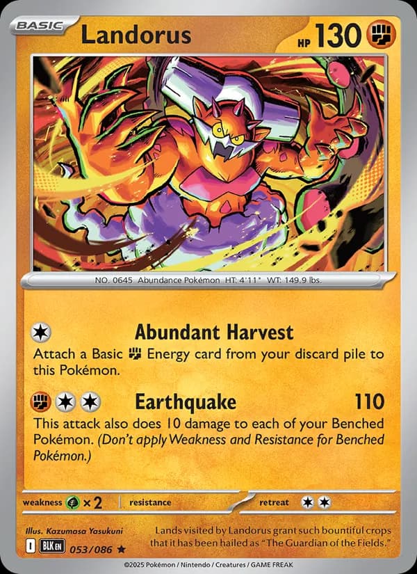 Landorus card in English