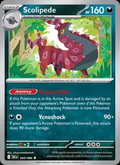 Scolipede card in English