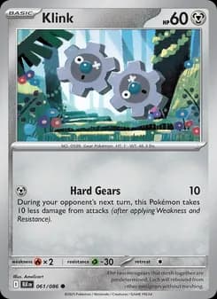 Klink card in English