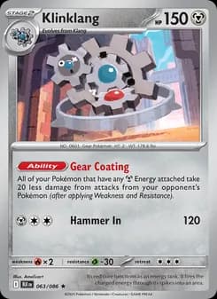 Klinklang card in English