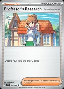 Professor's Research card in English