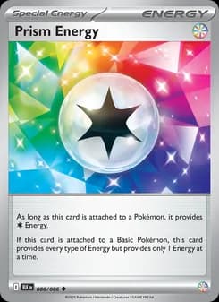 Prism Energy card in English