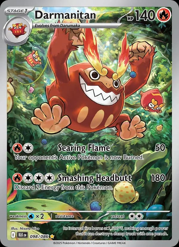 Darmanitan card in English