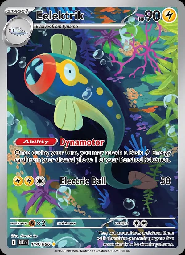 Eelektrik card in English