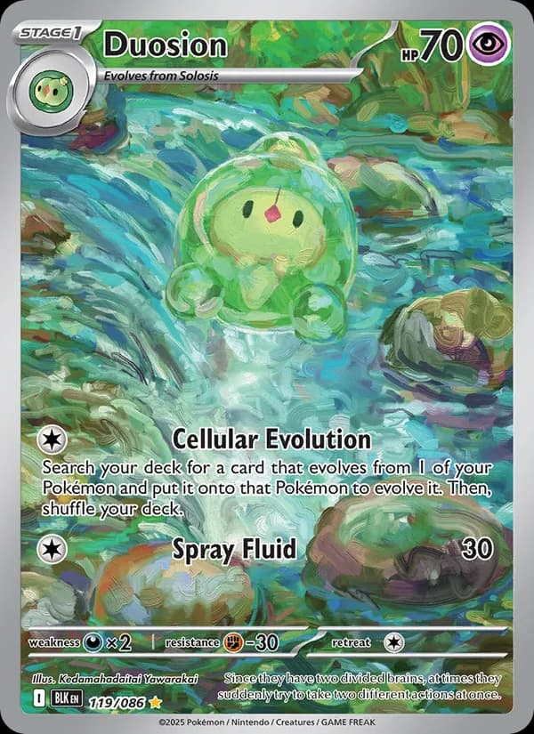 Duosion card in English