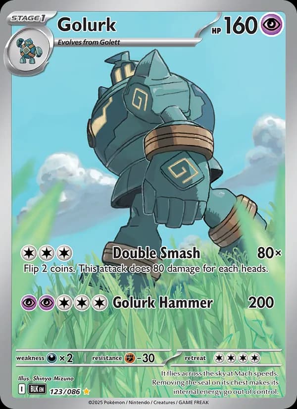 Golurk card in English