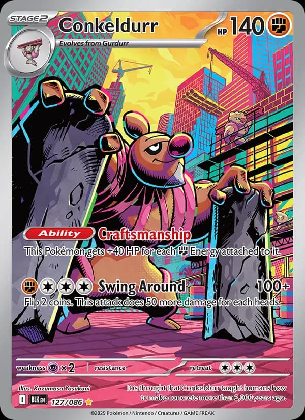 Conkeldurr card in English