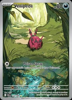 Venipede card in English