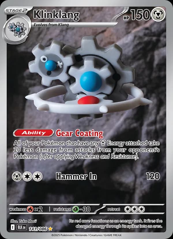 Klinklang card in English