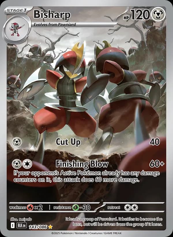 Bisharp card in English
