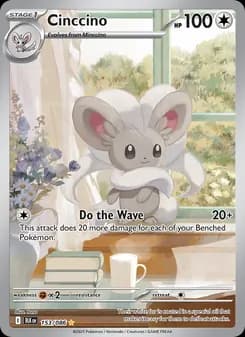 Cinccino card in English