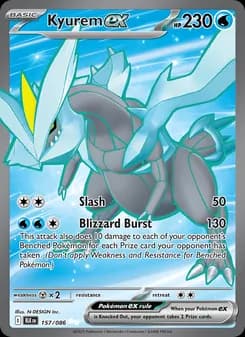Kyurem ex card in English