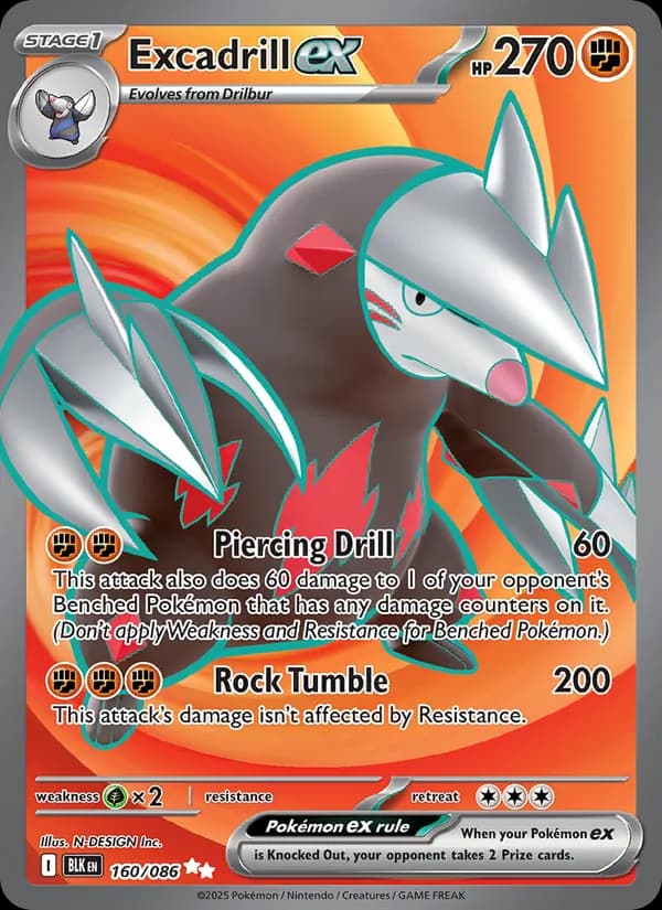 Excadrill ex card in English