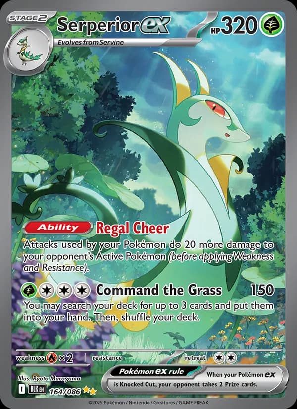 Serperior ex card in English