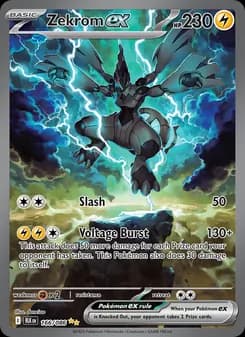 Zekrom ex card in English