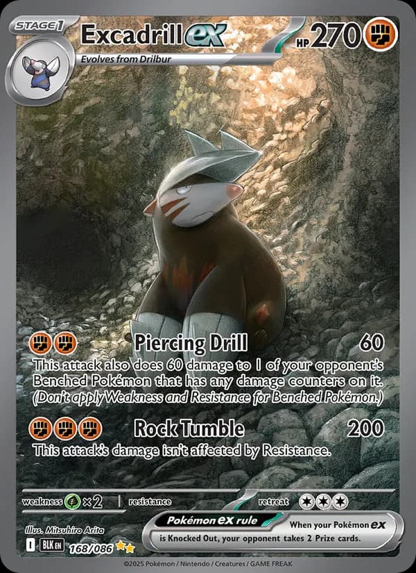 Excadrill ex card in English
