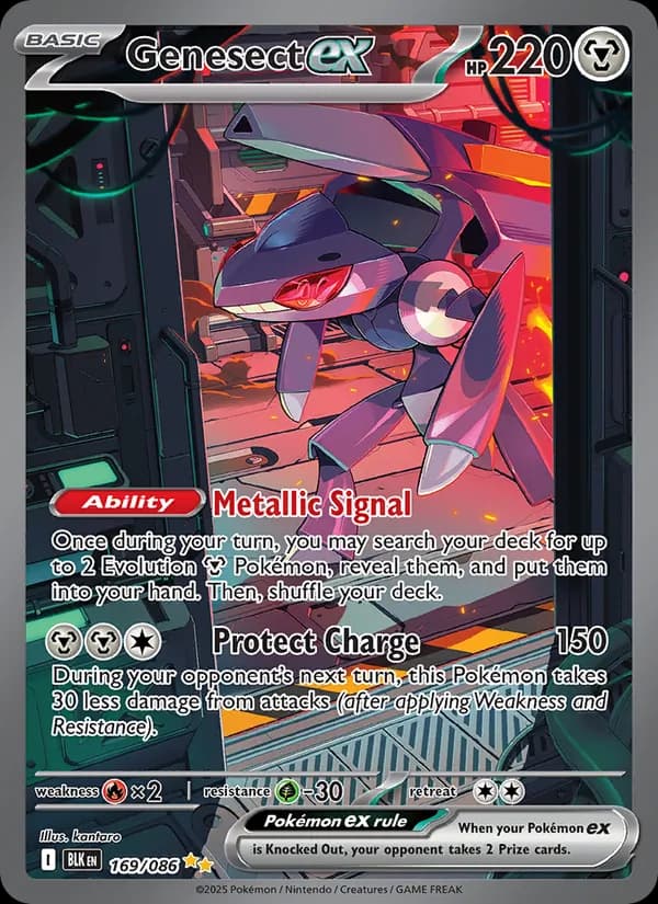 Genesect ex card in English