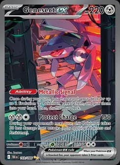 Genesect ex card in English