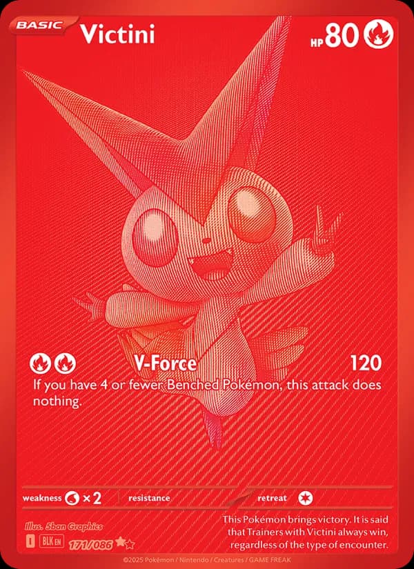 Victini card in English