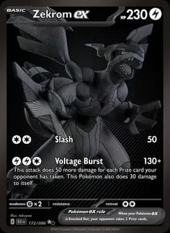 Zekrom ex card in English