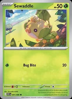 Sewaddle card in English