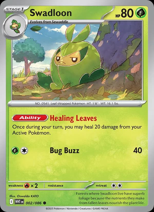 Swadloon card in English