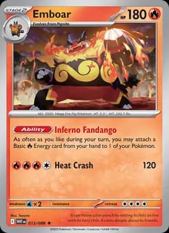 Emboar card in English