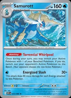 Samurott card in English