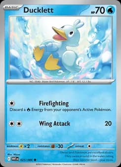 Ducklett card in English