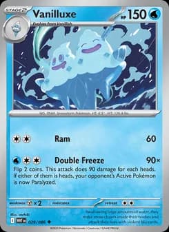 Vanilluxe card in English