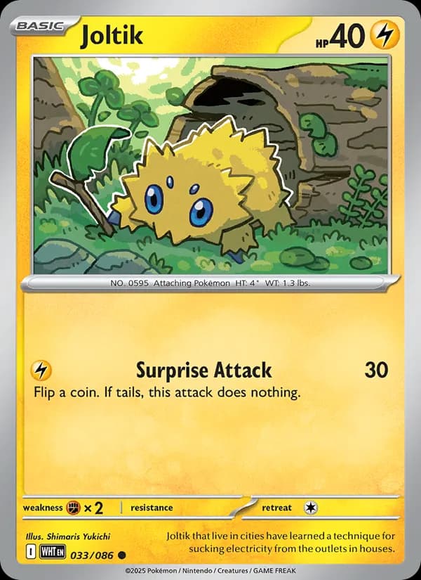 Joltik card in English