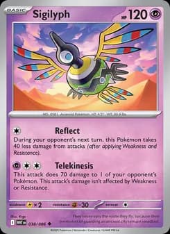 Sigilyph card in English