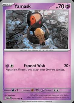 Yamask card in English