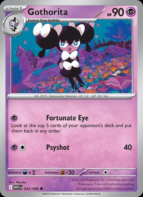 Gothorita card in English